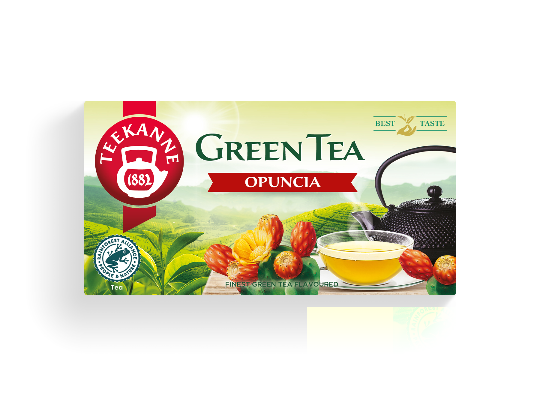 Zelený čaj s príchuťou Opuncia